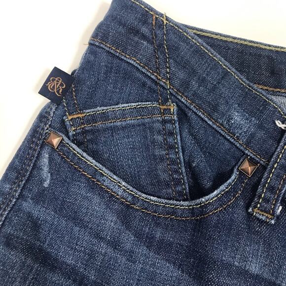 Rock & Republic Sadie Straight-Leg Denim Jeans Size 8 - Picture 6 of 11